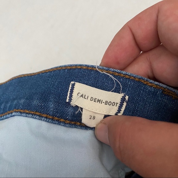Madewell Cali Demi-Boot Jeans Sz 28 - Picture 6 of 9